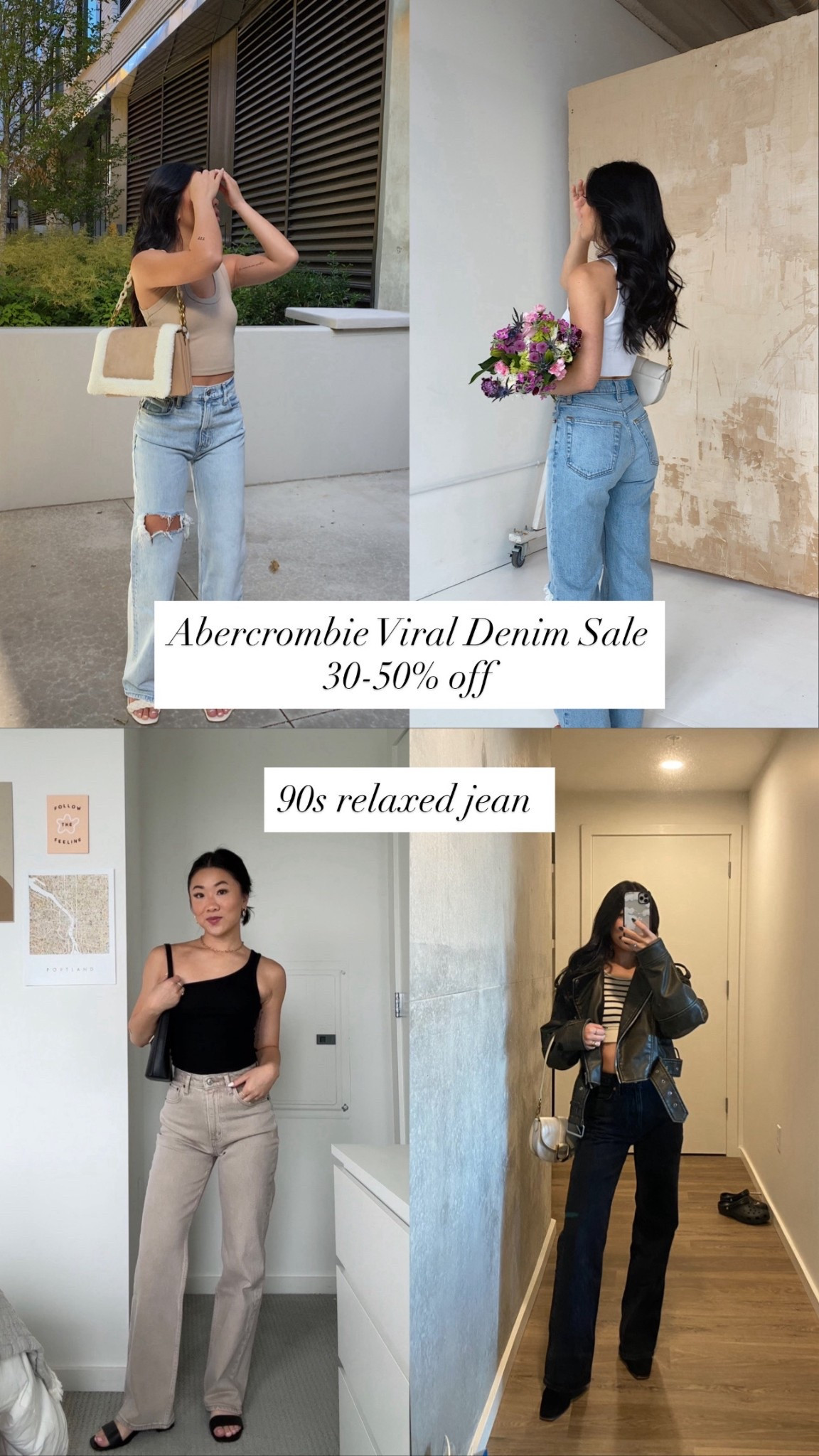 30-50% off Abercrombie Denim Sale 👖
Love these for a classic wide leg relaxed jean that’s still flattering on!
I’m 5 feet tall and wear a size 23 short in the curve love fit 

#LTKSaleAlert #LTKPetite #LTKFindsUnder100

#LTKSaleAlert #LTKPetite #LTKFindsUnder100