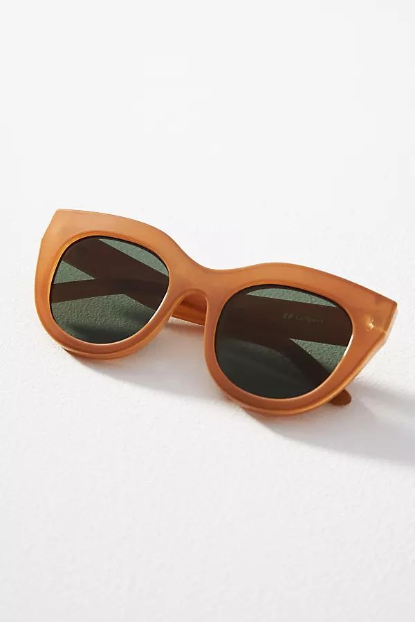 Le Specs Air Heart Sunglasses By Le Specs in Brown | Anthropologie (US)