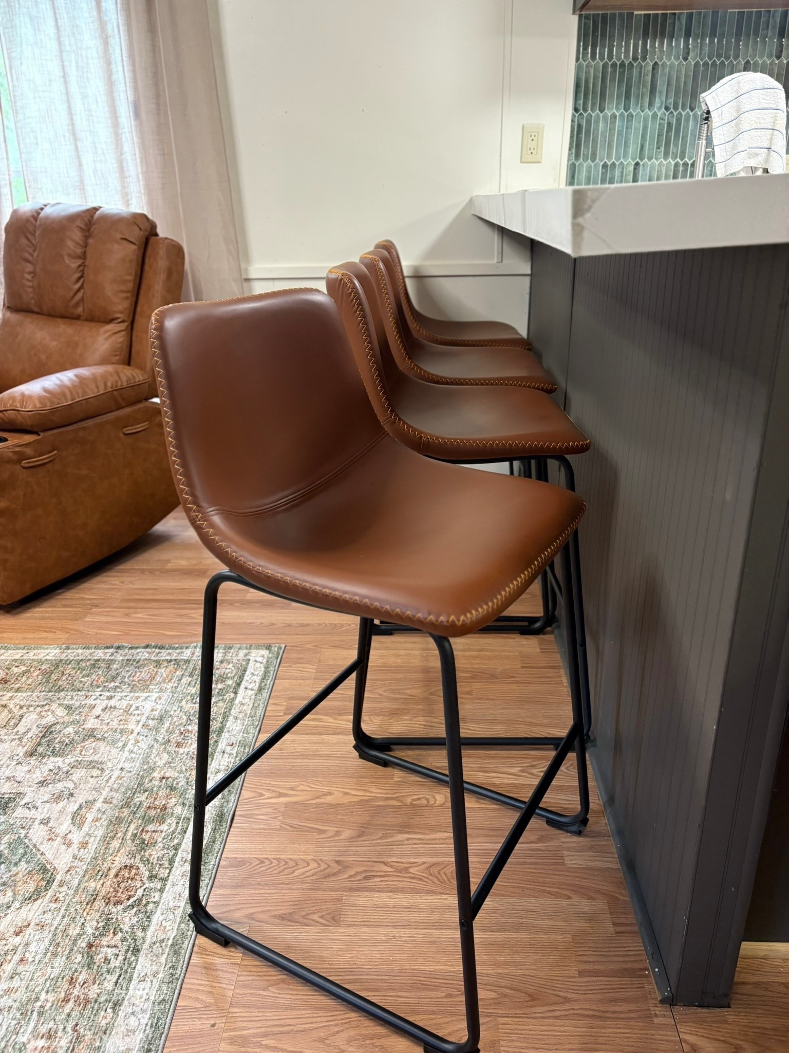 The barstools we got for the camp!

#LTKHome