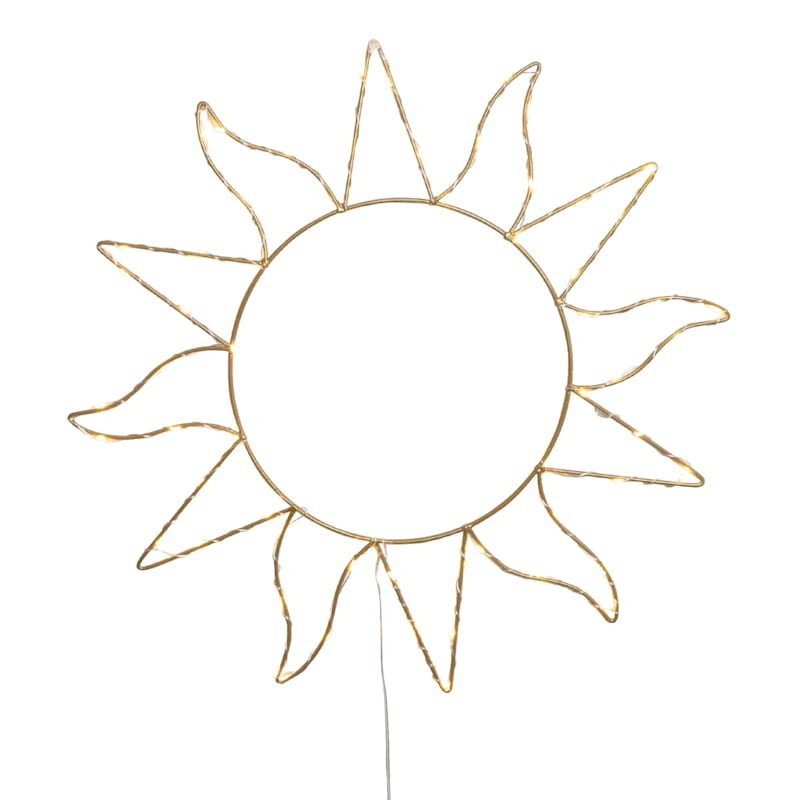 Wire Sun Wall Sign, 16" | At Home