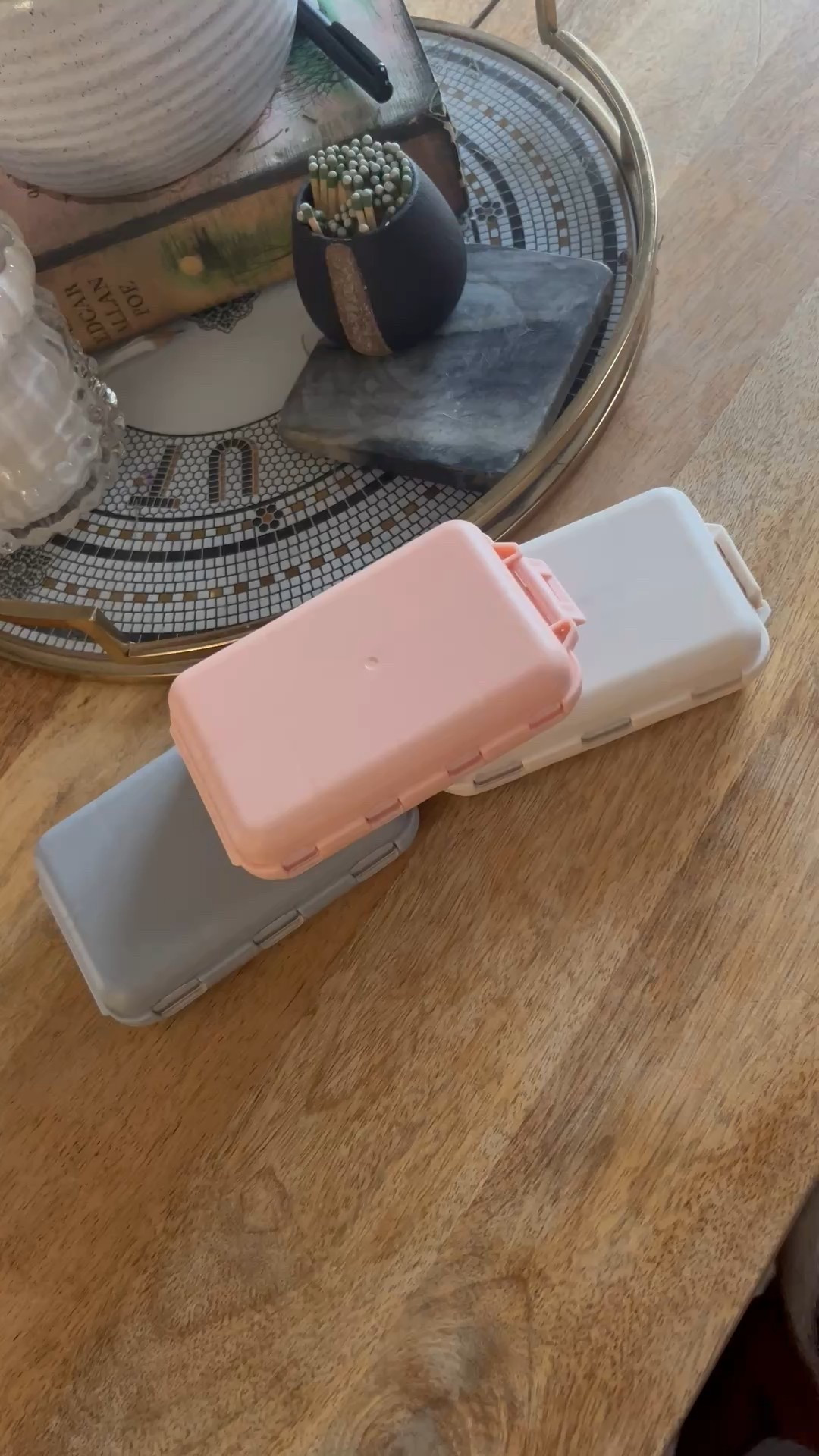 I’m surprised that the best selling item on my page to date are these compact pill organizers. They come in a set of three, are about an inch thick, and slightly larger than a credit card  

#LTKFindsUnder50 #LTKTravel #LTKHome