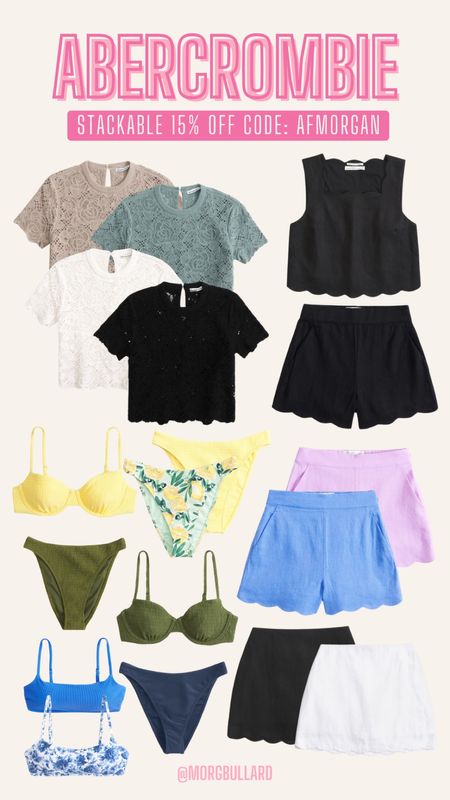 Abercrombie Code | Abercrombie Fashion | Spring Outfit | Abercrombie Swim 

#LTKswim #LTKsalealert #LTKfindsunder100