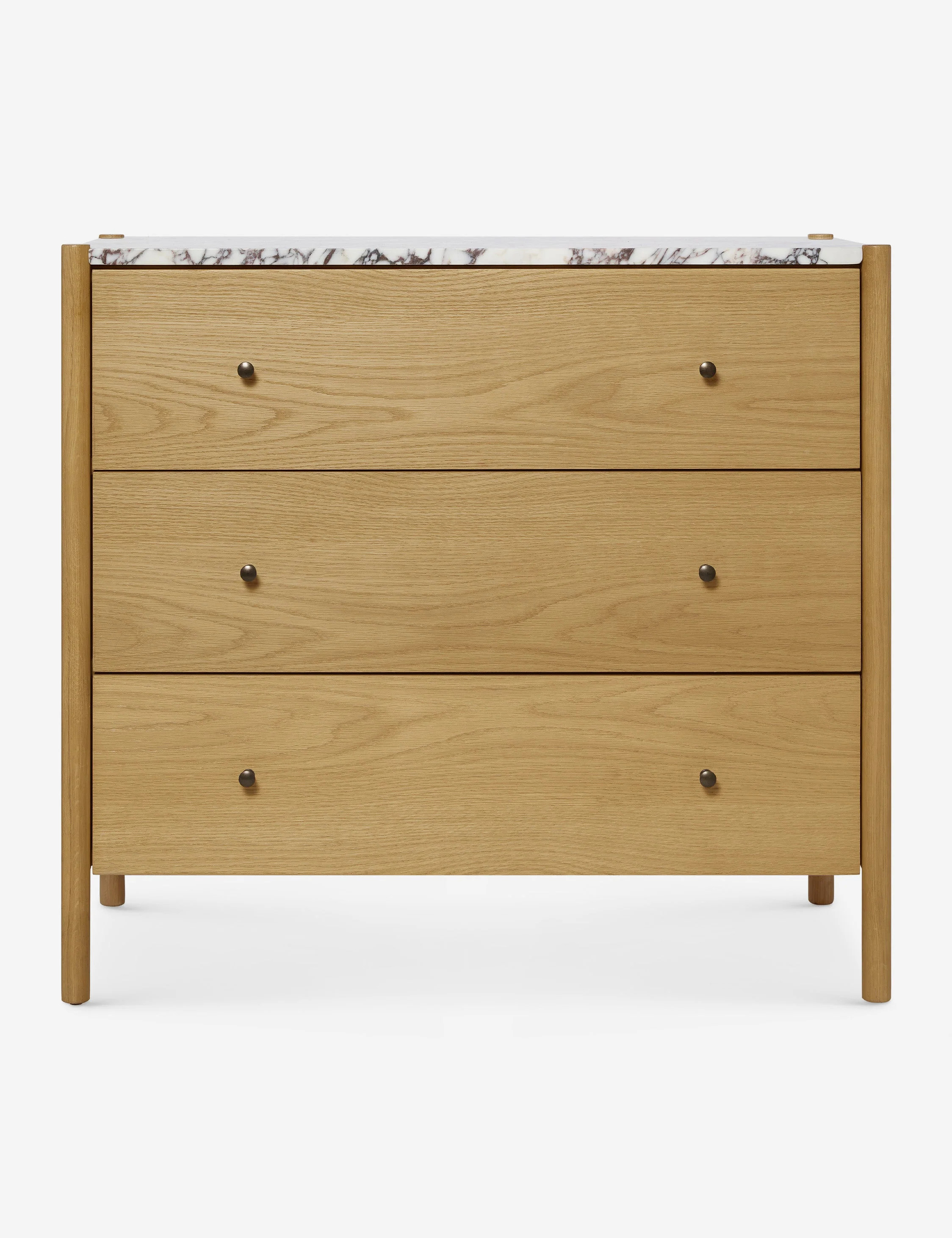 Philana 3-Drawer Dresser, Honey Oak | Lulu and Georgia 