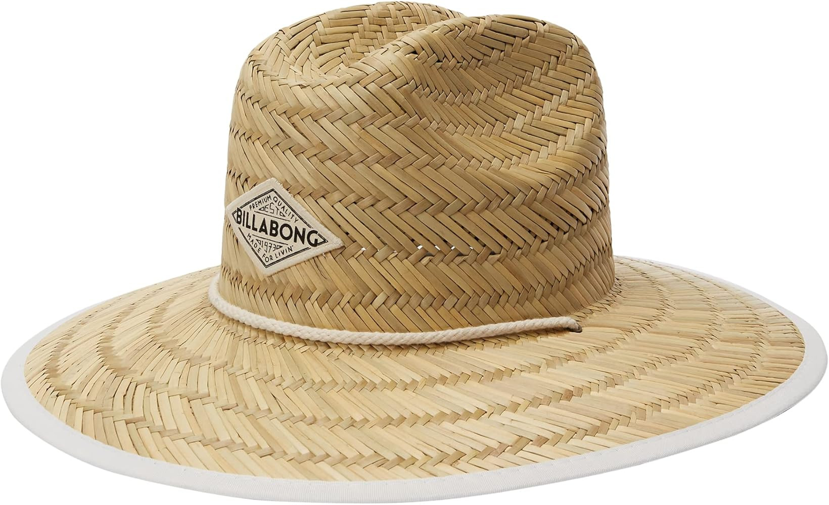 Billabong Women's Tipton Straw Lifeguard Hat, Structured Construction with Printed Fabric Lining ... | Amazon (US)