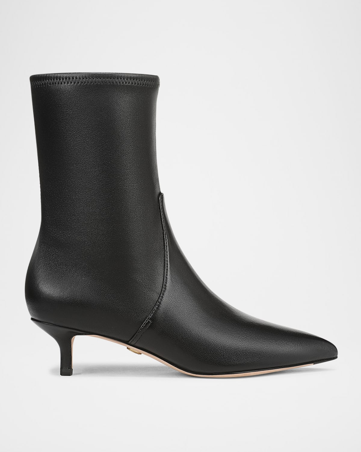 Lisa Stretch Leather Booties | Neiman Marcus