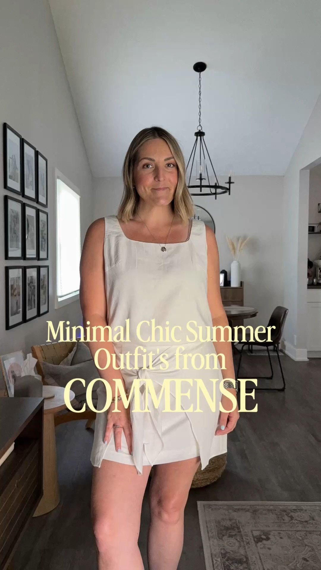 *gifted Minimal chic summer outfit haul with COMMENSE! Love these affordable simple summer matching sets you can dress up or down for so many occasions.  @Commense 

Sized up to larges in all.  I'm in between medium and large. 

Neutral outfits, neutral summer outfits

#LTKgrwm #LTKootd