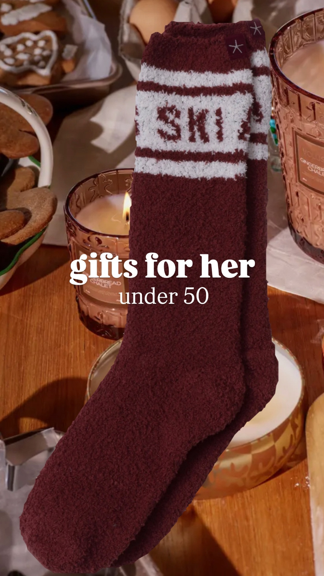 The best holiday gifts under 50. Make gift giving easy with things she will love & can use!  Snag these as gifts or stocking stuffers before they are gone! 

#Christmasgiftsunder50 #HolidayGiftsUnder50 #GiftsUnder50 #GiftsForHer #StockingStuffersForHer #nordstromfinds #skisocks #aspencore #aspenlooks #candles #giftsets #luxurygiftsets 

#LTKFindsUnder50 #LTKHoliday #LTKSeasonal