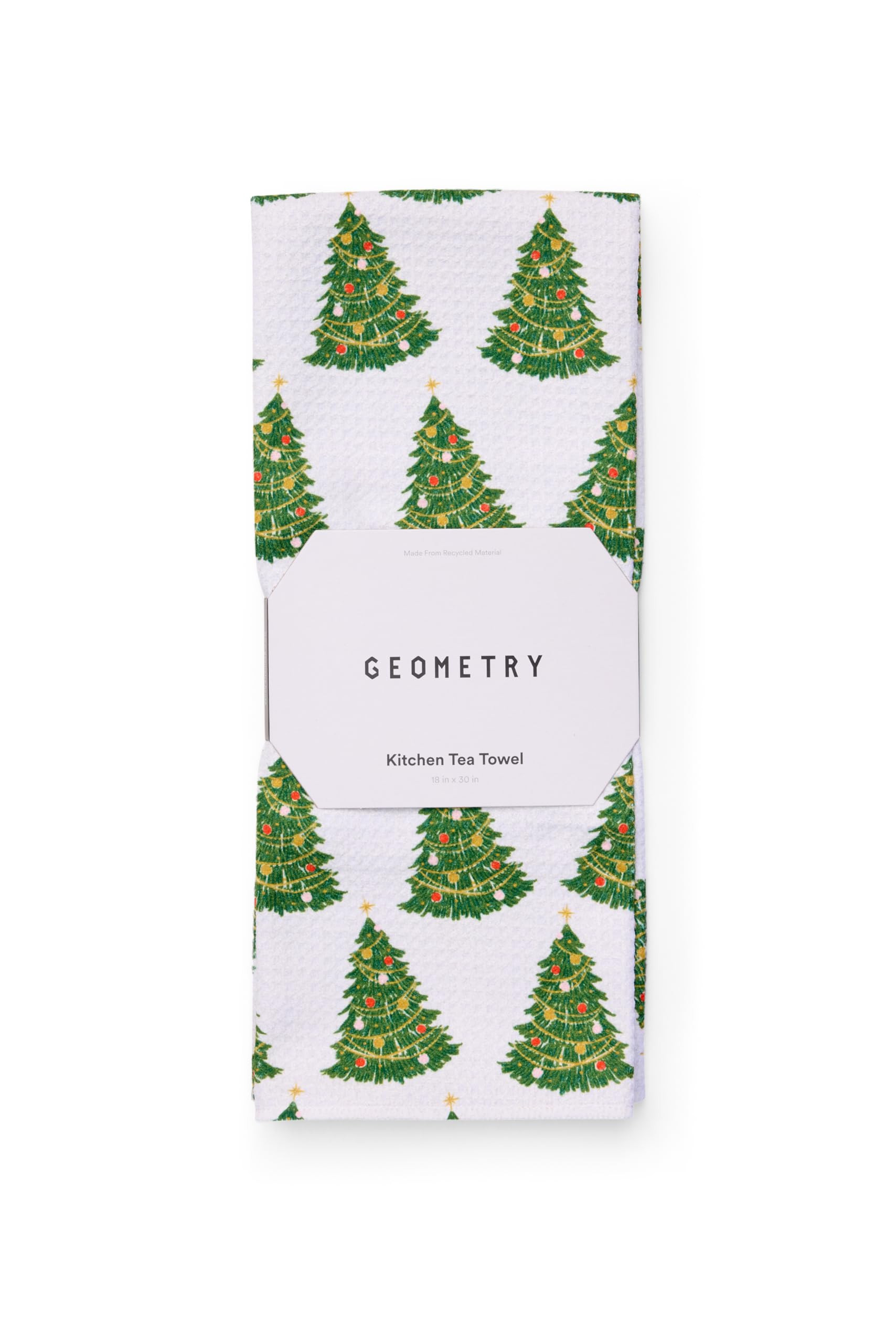 GEOMETRY Christmas Kitchen Towels - Quick Dry Microfiber Cloth Dish Towels for Kitchen Drying - P... | Amazon (US)