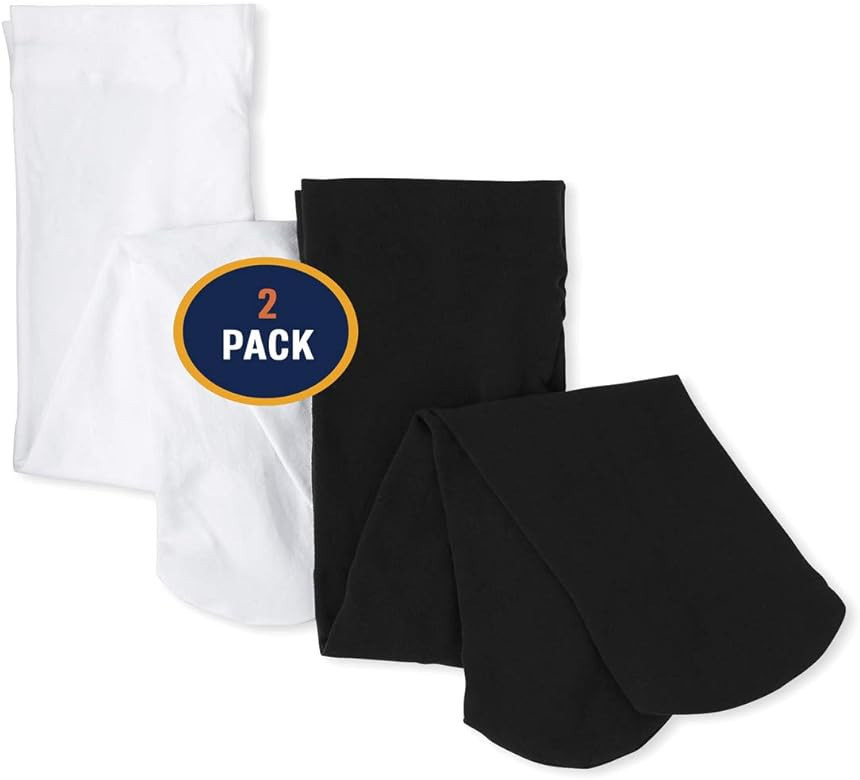 The Children's Place girls Toddler Microfiber Tights 2-pack | Amazon (US)