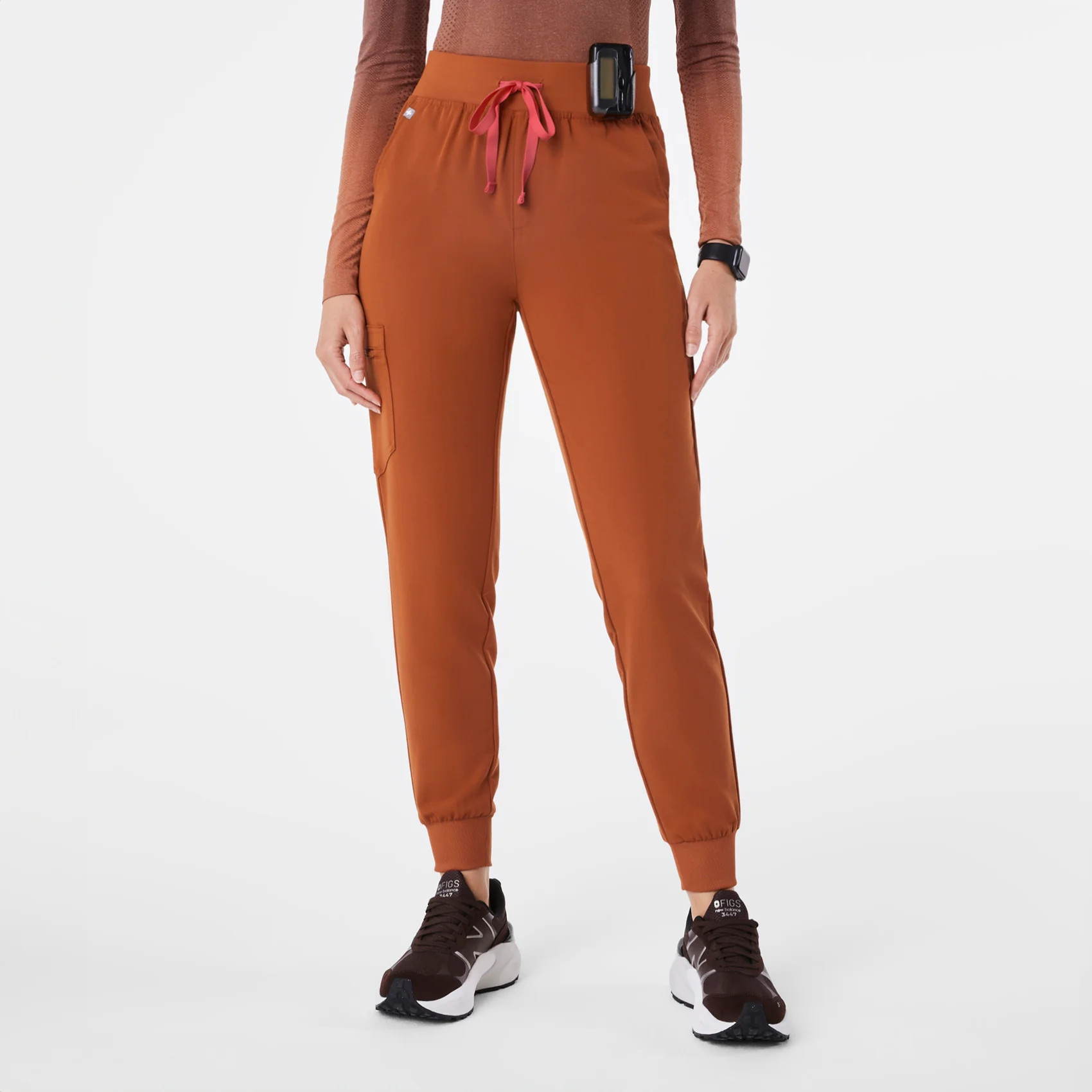 Women’s High Waisted Zamora Jogger Scrub Pants™ - Dirty Chai · FIGS | FIGS