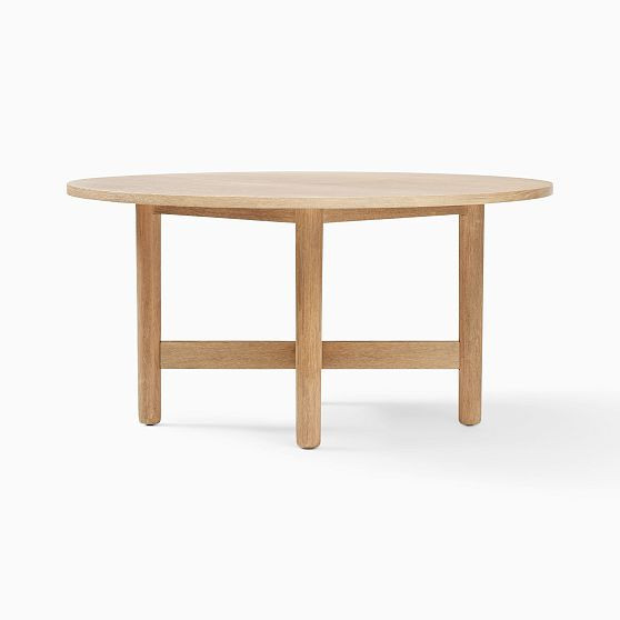 Hargrove 60"" Round Table, Dune | West Elm (US)