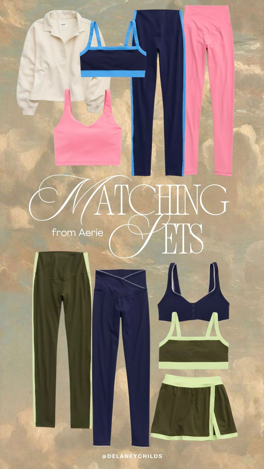 Matching sets from Aerie I'm loving right now! 

 #LTKselfcare #LTKActive