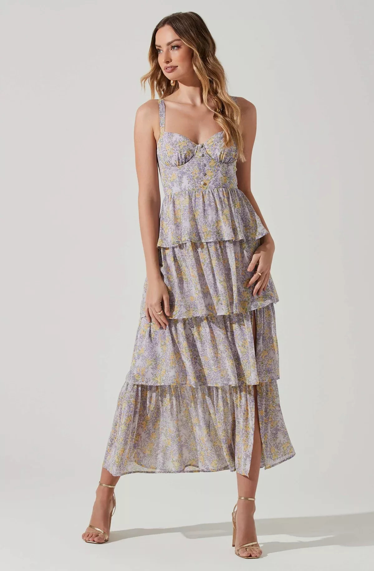 Shona joy marea on sale tiered maxi dress