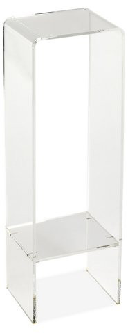 Barret Side Table, Clear | One Kings Lane