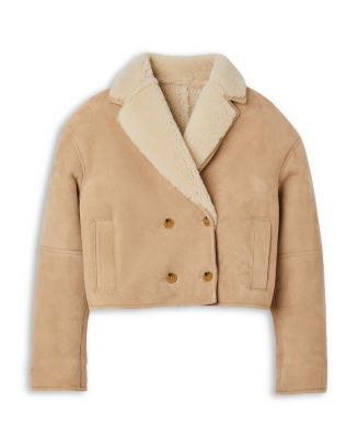 Cropped Shearling Jacket | Bloomingdale's (US)