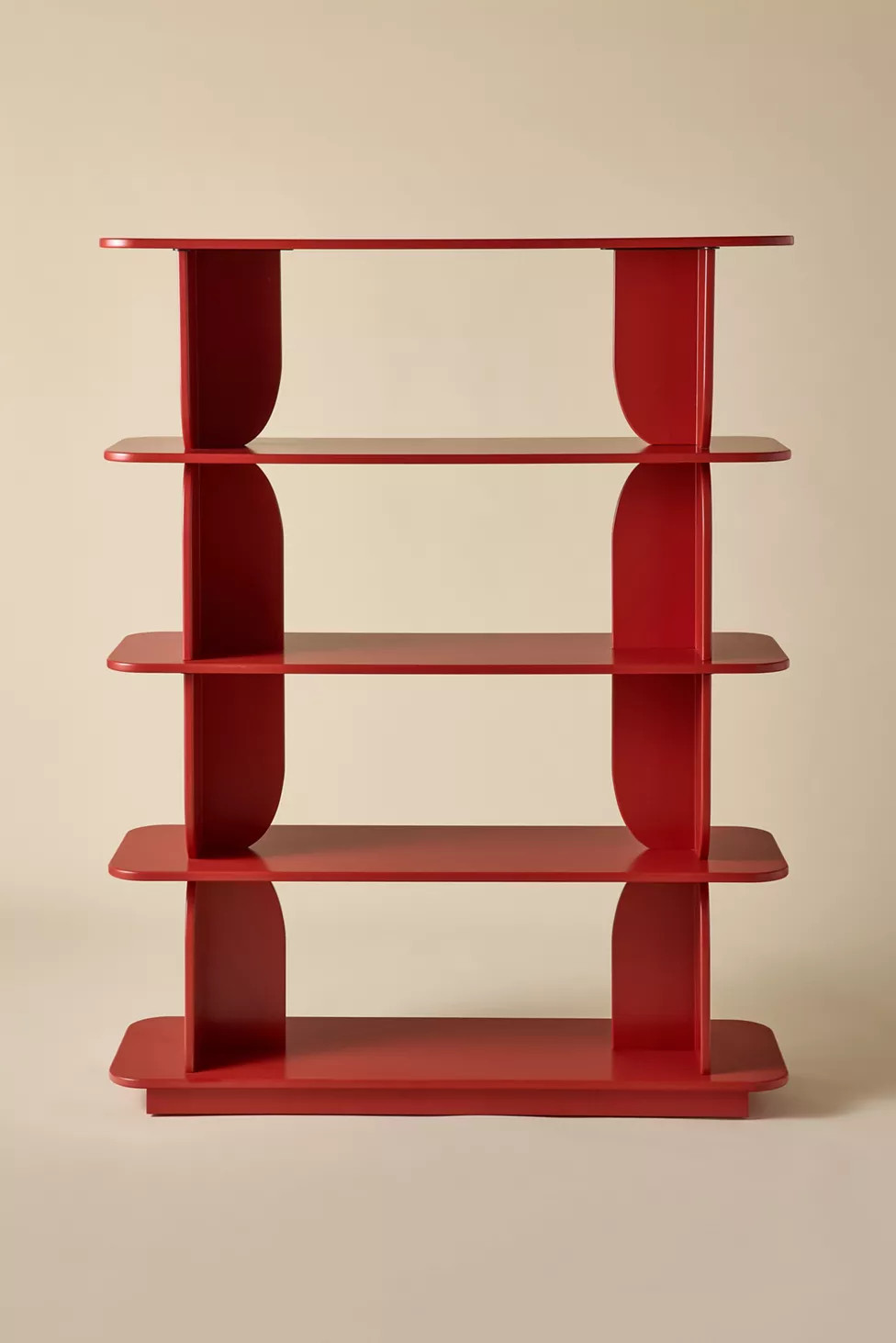 Silas Retro-Modern 5-Tier Bookshelf | Urban Outfitters (US and RoW)