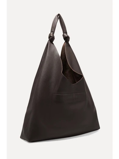 Bindle textured-leather shoulder bag | NET-A-PORTER (US)