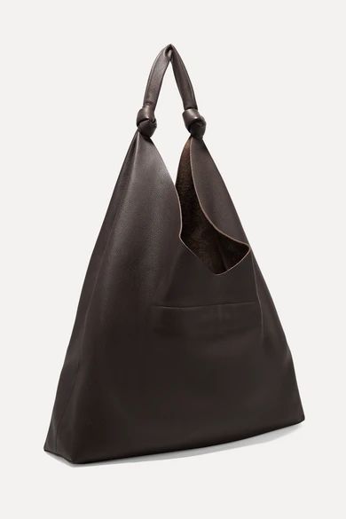 Bindle textured-leather shoulder bag | NET-A-PORTER (US)