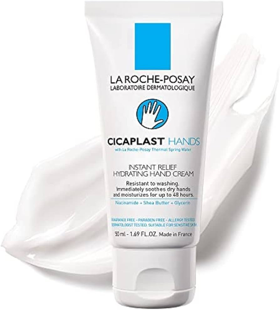 La Roche-Posay Cicaplast Hand Cream, Instant Relief Moisturizing Hand Lotion for Dry Hands, Shea ... | Amazon (US)