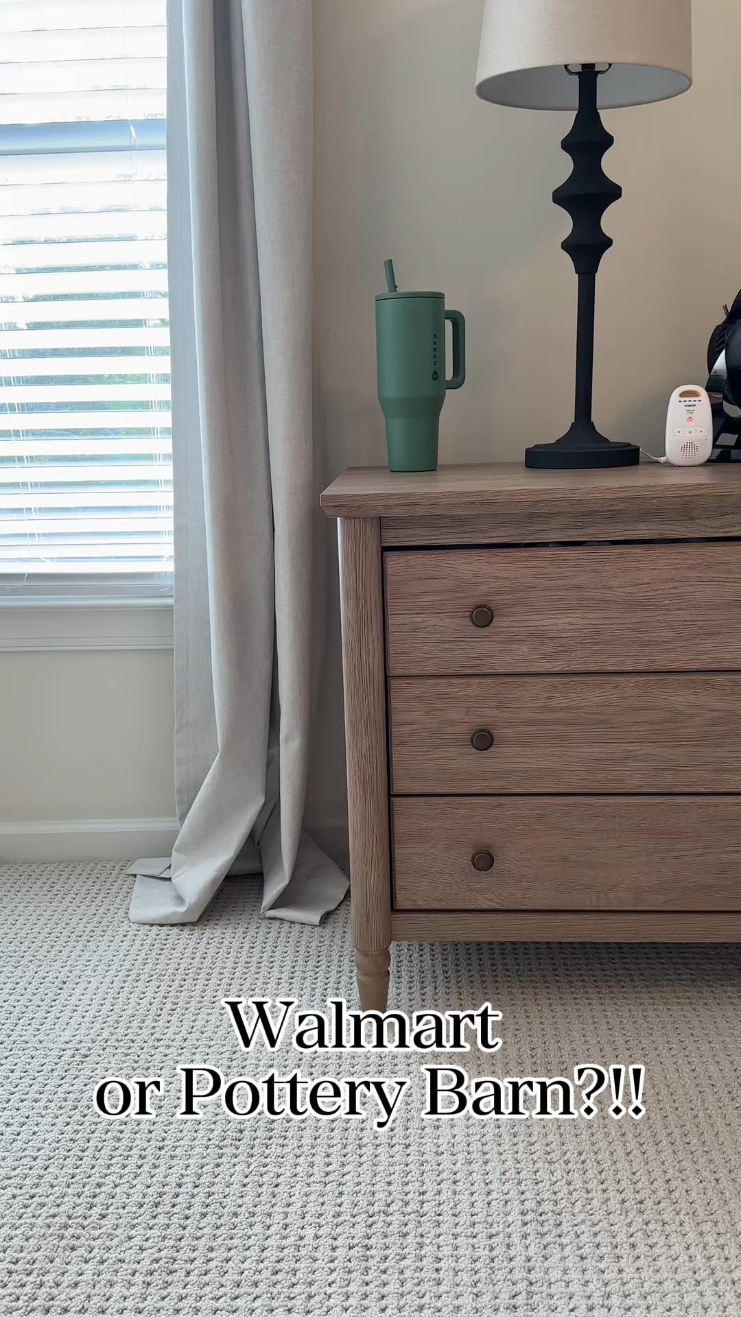 obsessed with my nightstands, chest & dresser all from Walmart! It’s giving Pottery Barn! #walmart #walmartfinds #furniture #home #homedecor #potterybarn #lookforless

#LTKHome