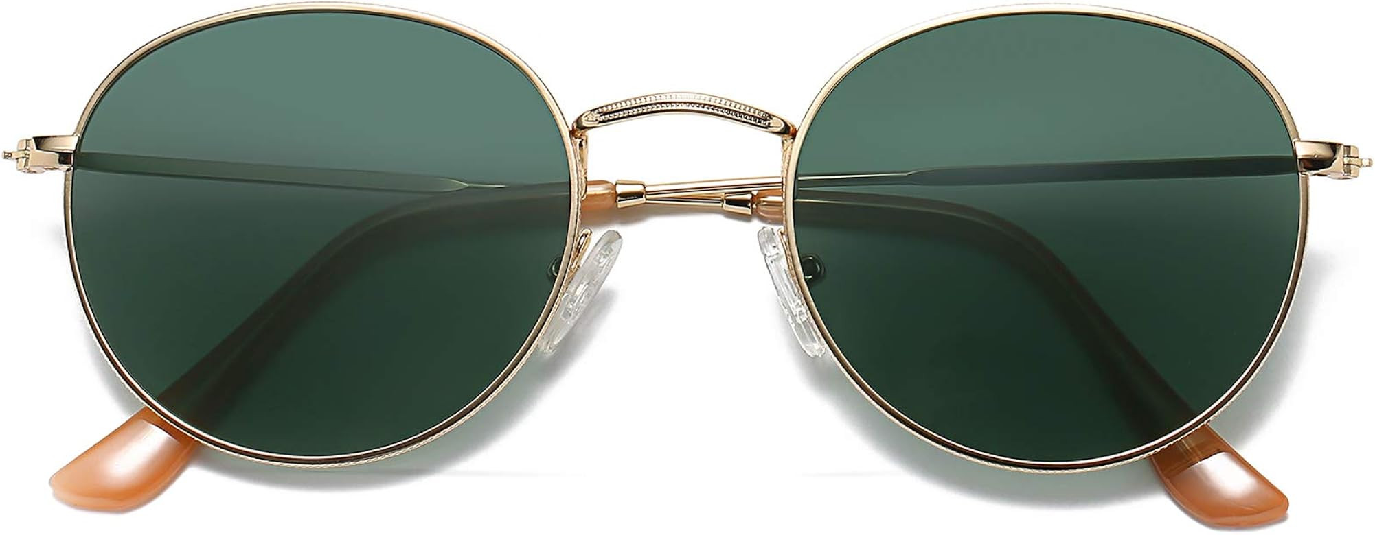 LKEYE Small Unisex Classic Vintage Round Mirror Lens Polarized Sunglasses LK1702 3447 | Amazon (US)