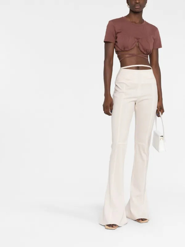 Le T-Shirt Baci cropped top | Farfetch Global
