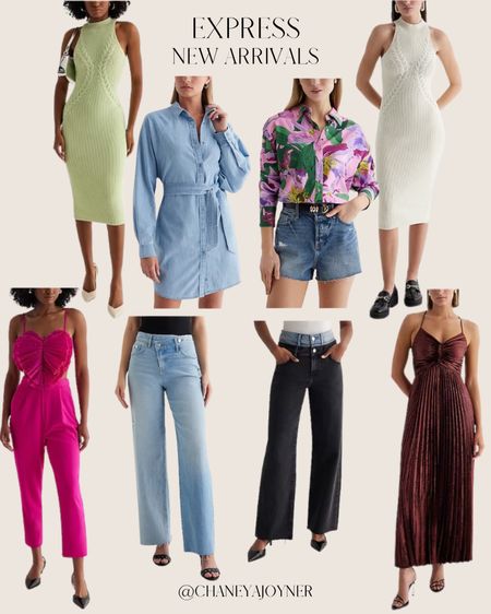 Express new Spring arrivals. From dresses, jeans, denim and jumpsuits. All currently on sale for 40% off.

#LTKSpringSale #LTKfindsunder100 #LTKSeasonal