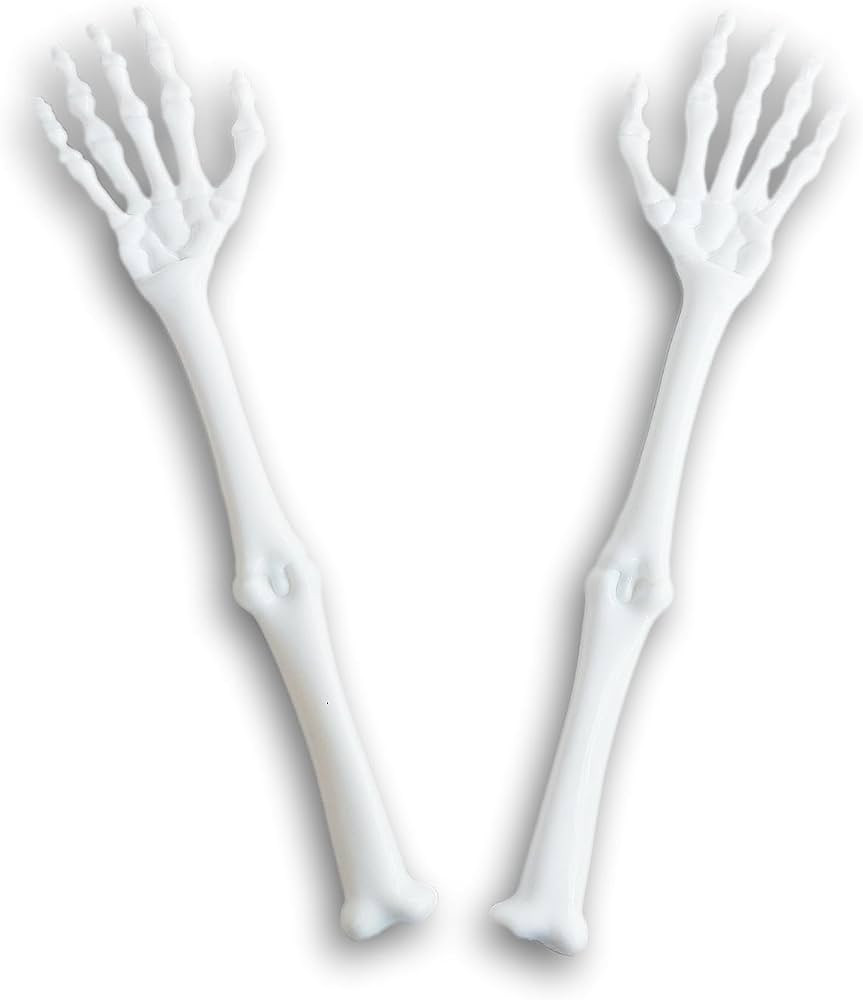 Skeleton Tongs for Halloween Parties and Decor (White) | Amazon (US)