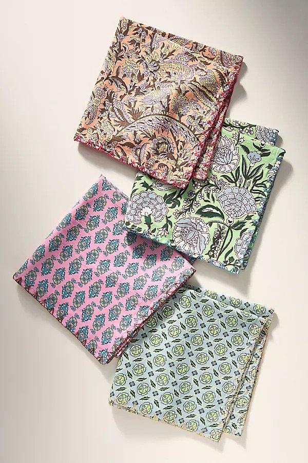 Tangier Oasis Napkins, Set of 4 | Anthropologie (US)