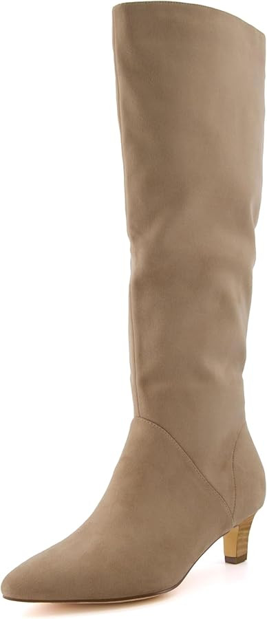 CUSHIONAIRE Women's Stiles high kitten heel boot with +Memory Foam | Amazon (US)