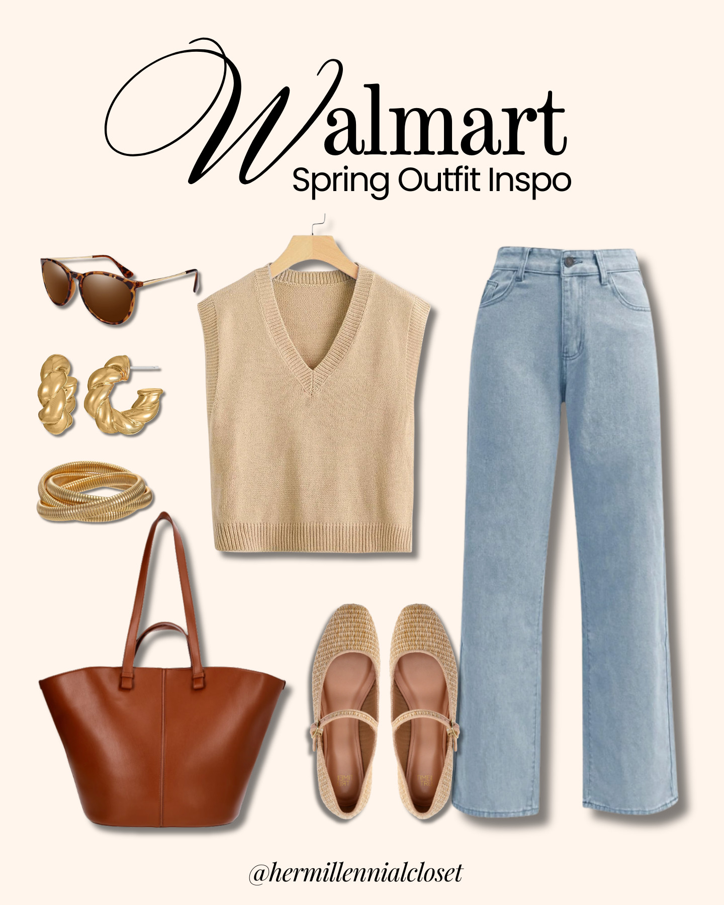 Walmart Spring Outfit 🤎

Neutral, timeless, and effortlessly polished—shop the look sis ✨ 

 #LTKootd #LTKSeasonal