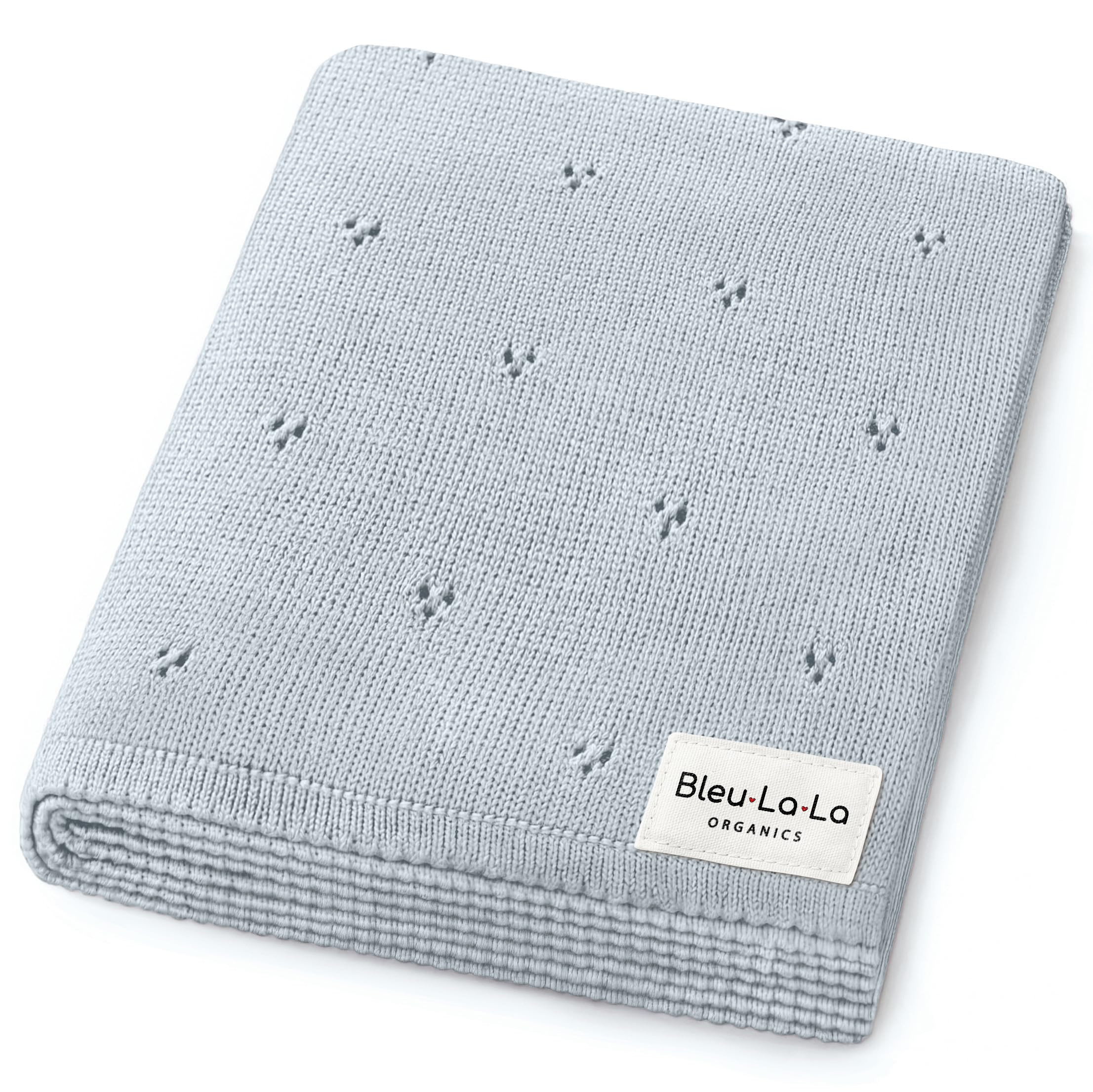 Organic Pointelle Receiving Swaddle Blanket for Boys & Girls - 100% Luxury Organic Soft Cotton Kn... | Amazon (US)