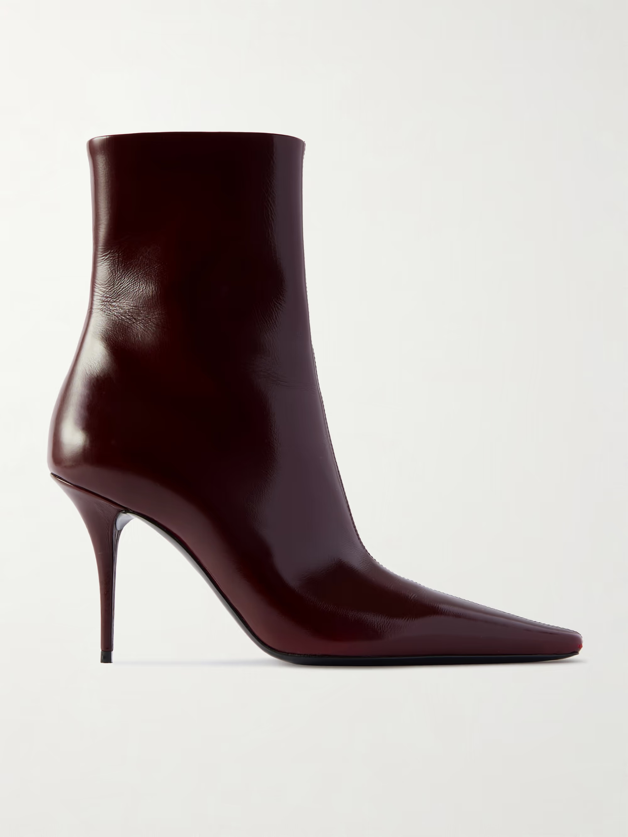 Ashley polished-leather ankle boots | NET-A-PORTER (UK & EU)