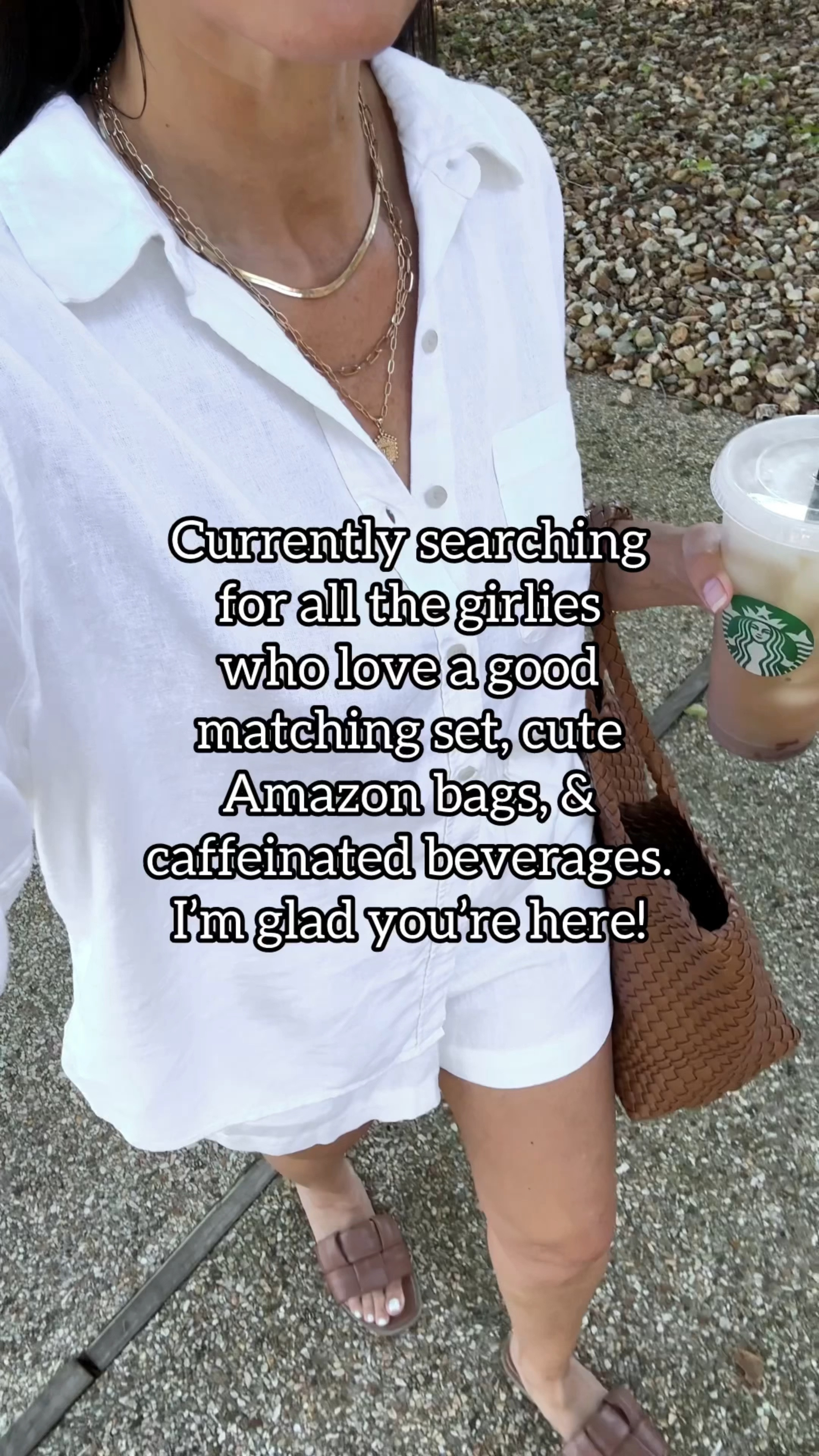 Matching set season is officially here! This linen set from Target comes in several colors and has such a pulled together feel. 

Sizing:
Shorts-medium
Top-sized up to large for oversized fit 

summer outfit | vacation outfit | casual outfit | linen set | sandals | woven bag | Amazon | layered necklace 



#LTKStyleTip #LTKFindsUnder50 #LTKOver40