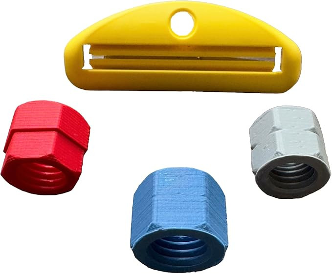 Travel-Size Toothpaste Refill Adapter and Squeezer, 4 Count (Pack of 1) | Amazon (US)