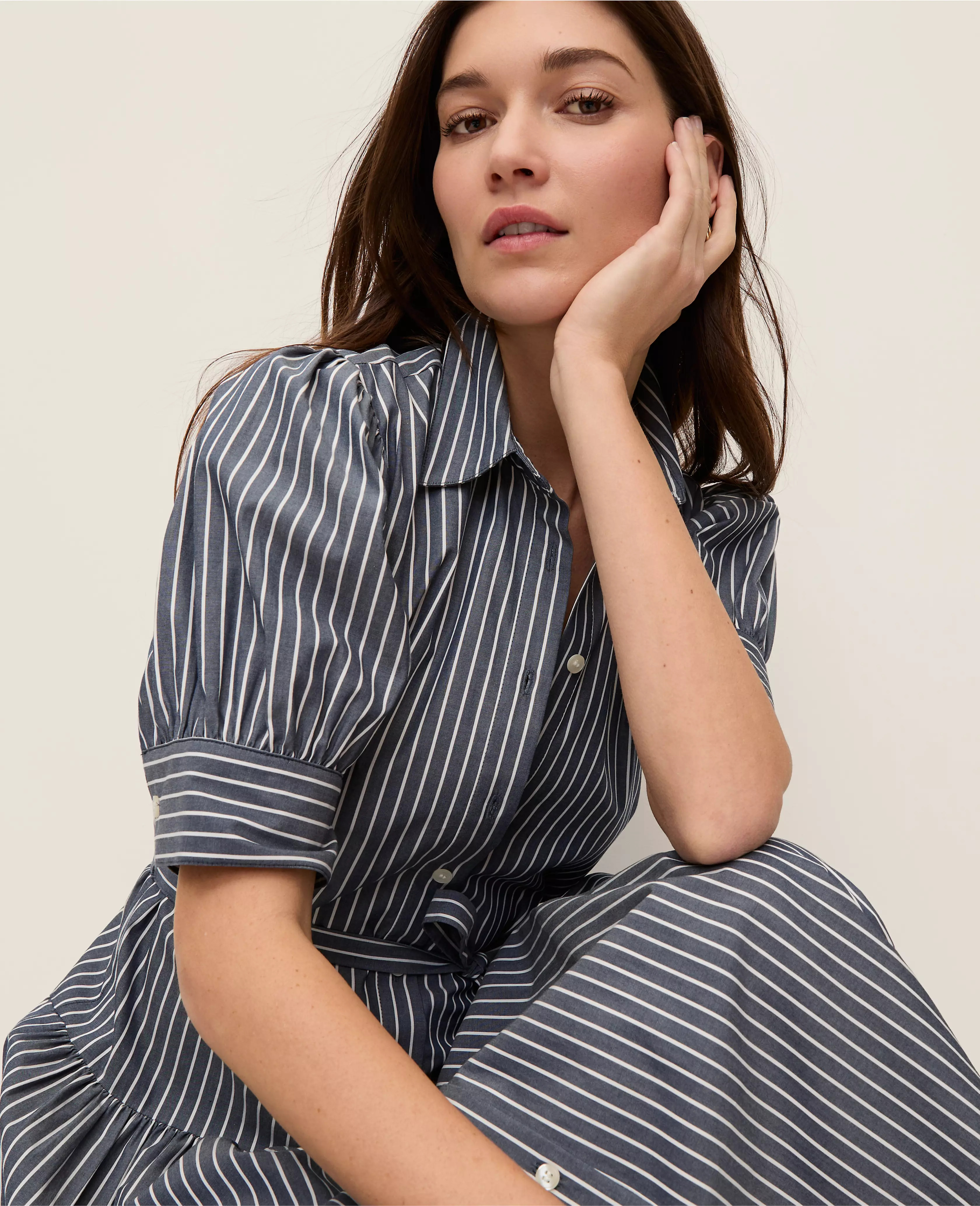 Striped Shirtdress | Ann Taylor