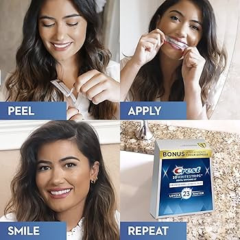 Crest 3D Whitestrips Professional Effects Plus, 3D White, Teeth Whitening Strip Kit, 48 Strips (2... | Amazon (US)