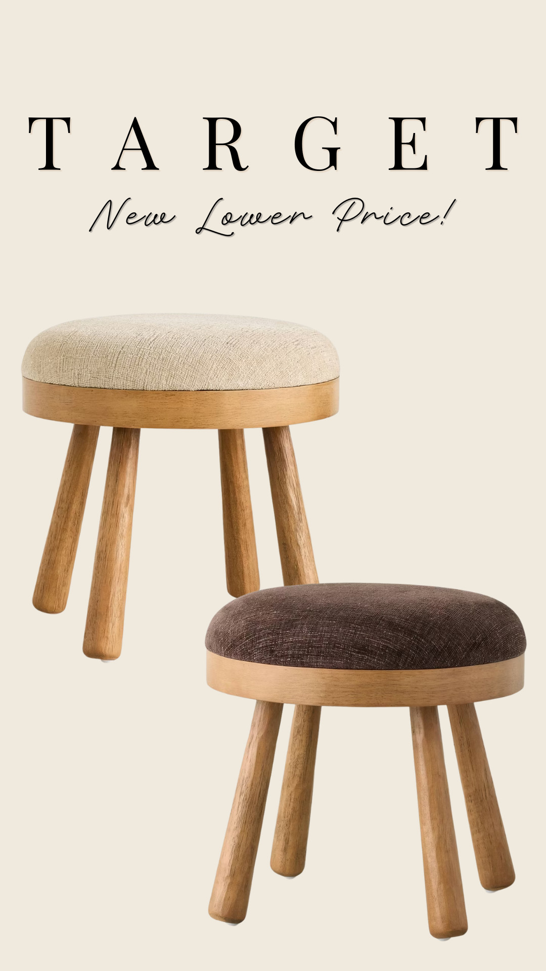 New Lower price on these adorable ottoman from Target!

furniture, home decor, interior design #Target 

 #LTKHome #LTKSaleAlert