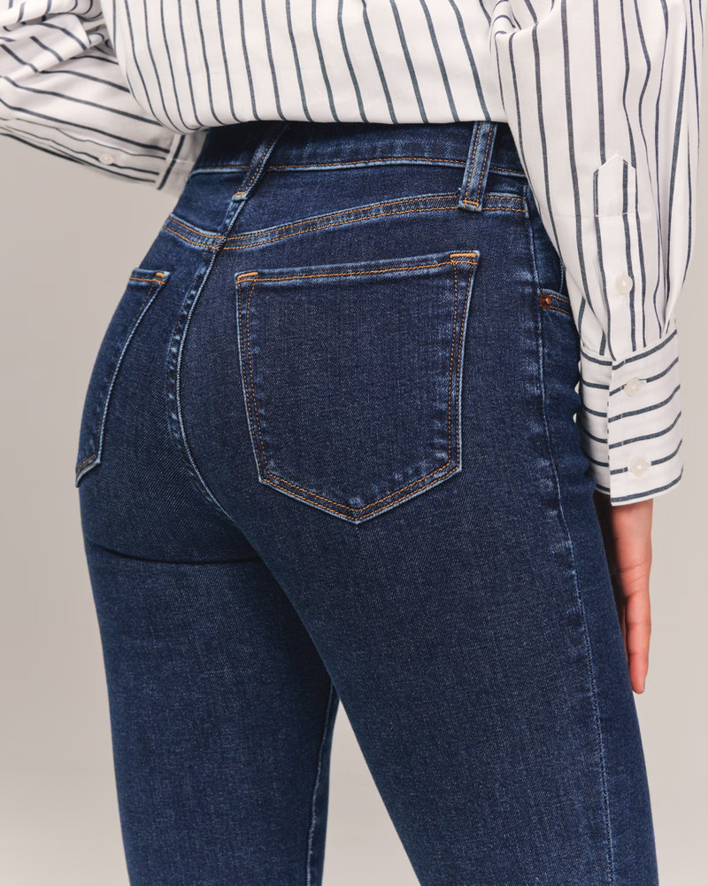 High Rise Super Skinny Ankle Jean | Abercrombie & Fitch (US)