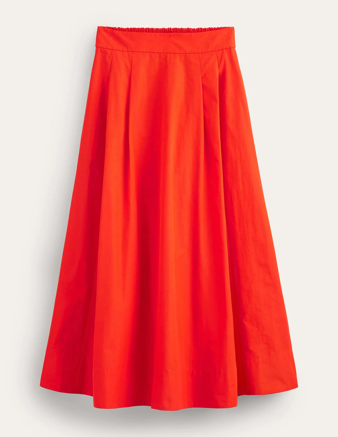 Taffeta Pull-on Midi Skirt | Boden (UK & IE)
