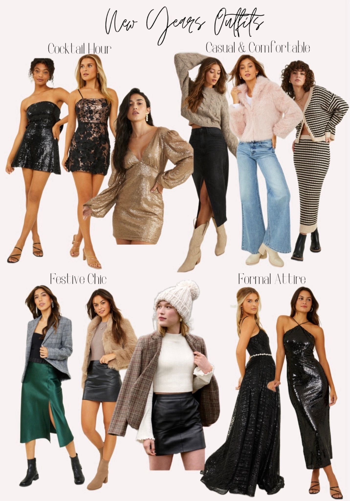 Holiday outfits
New Years styles 
#newyears #sequence #holidayoutfit

#LTKstyletip #LTKSeasonal #LTKHoliday