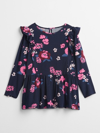 Kids Peplum Ruffle Top | Gap Factory