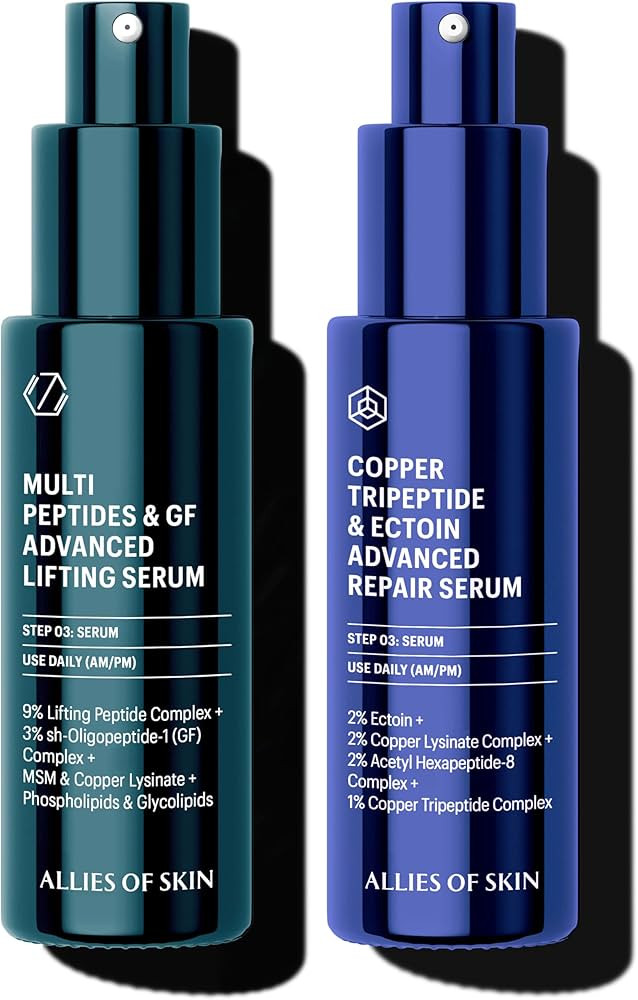 Allies of Skin Growth Factor Peptides Lifting Serum & Copper Tripeptide Repair Serum | Advanced L... | Amazon (US)