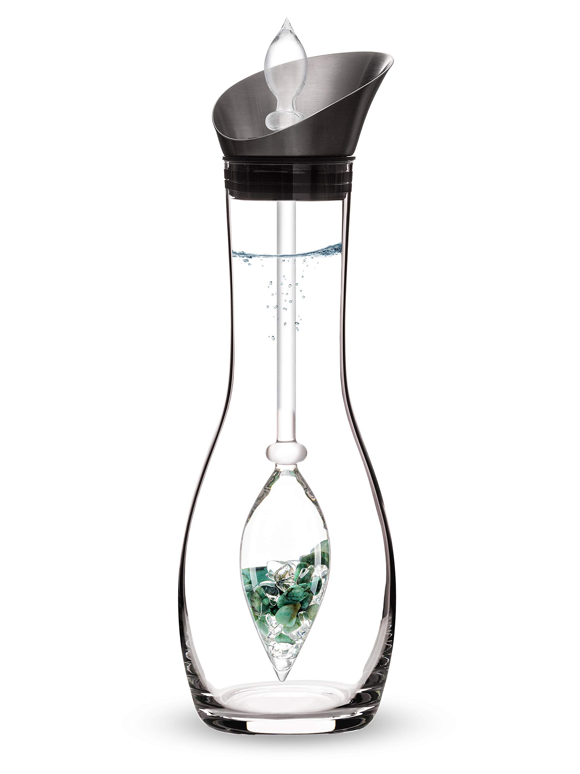 VitaJuwel Era VITALITY | Crystal Water Carafe with Emerald & Clear Quartz | Amazon (US)