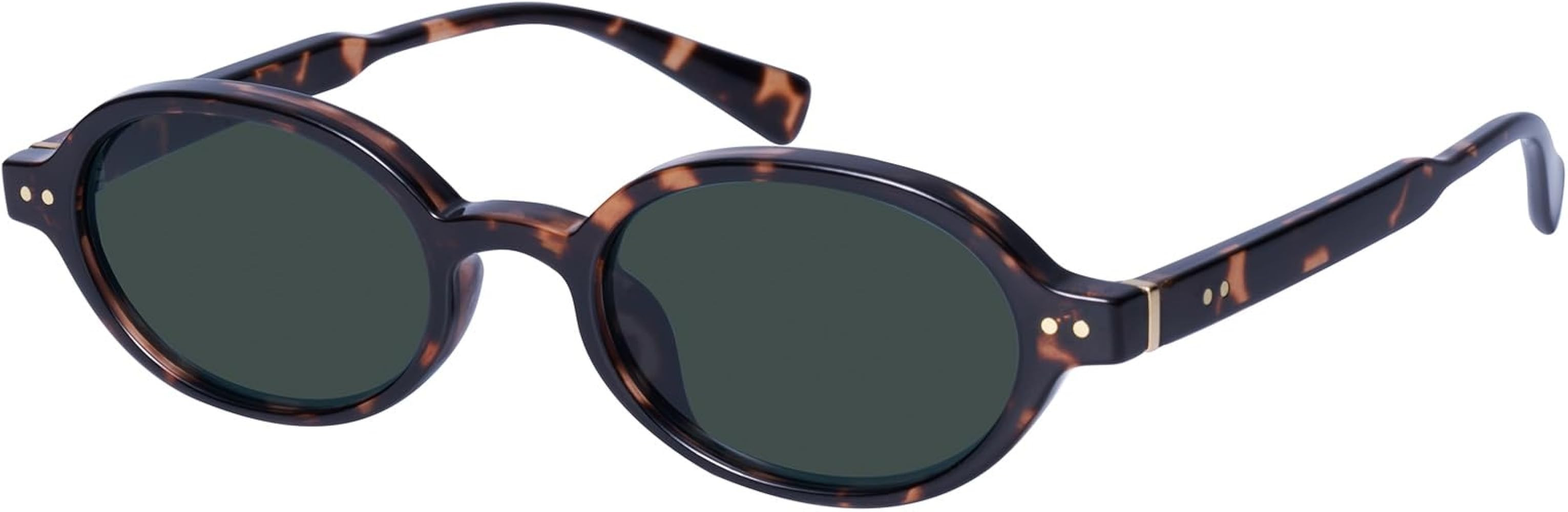 mosanana Retro Oval Sunglasses for Women Small Trendy 2026 90s Sunnies MS52596 | Amazon (US)