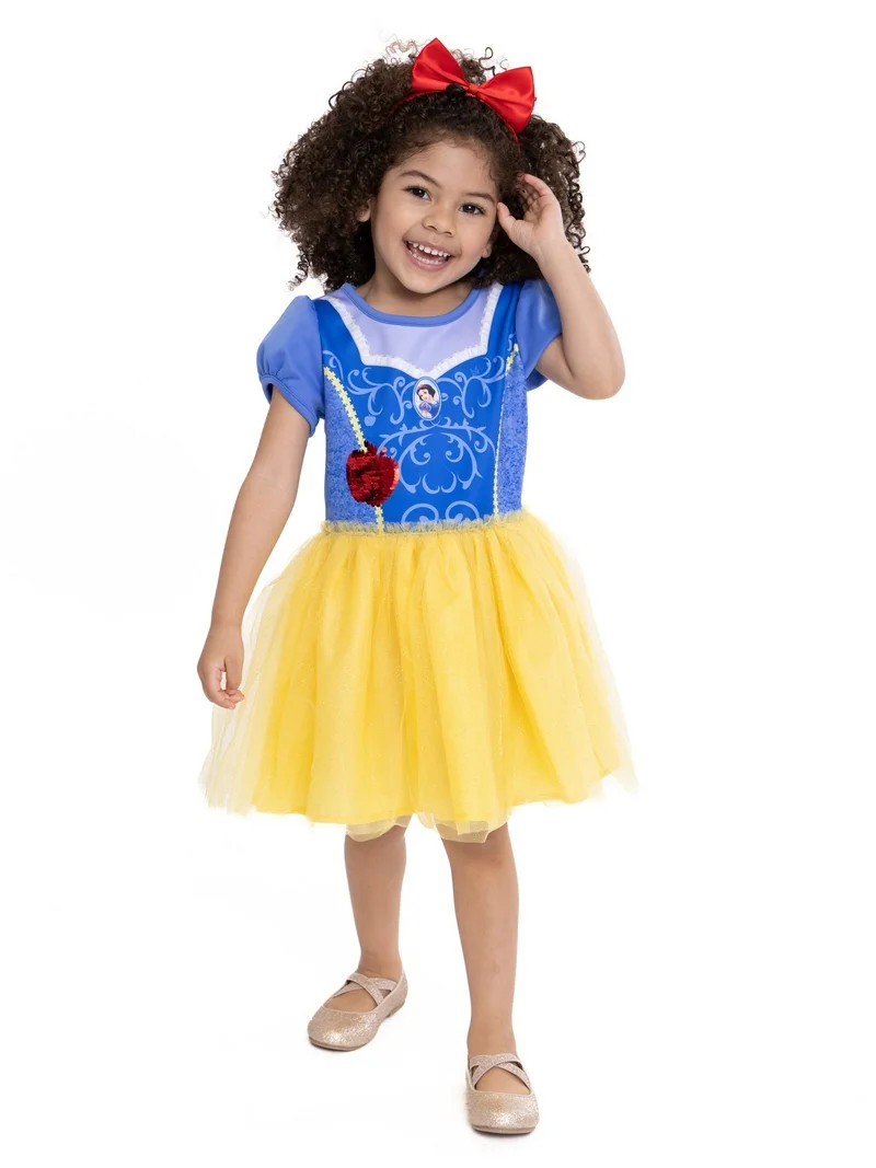 Disney Princess Girls Snow White Cosplay Dress, Sizes 4-16 | Walmart (US)