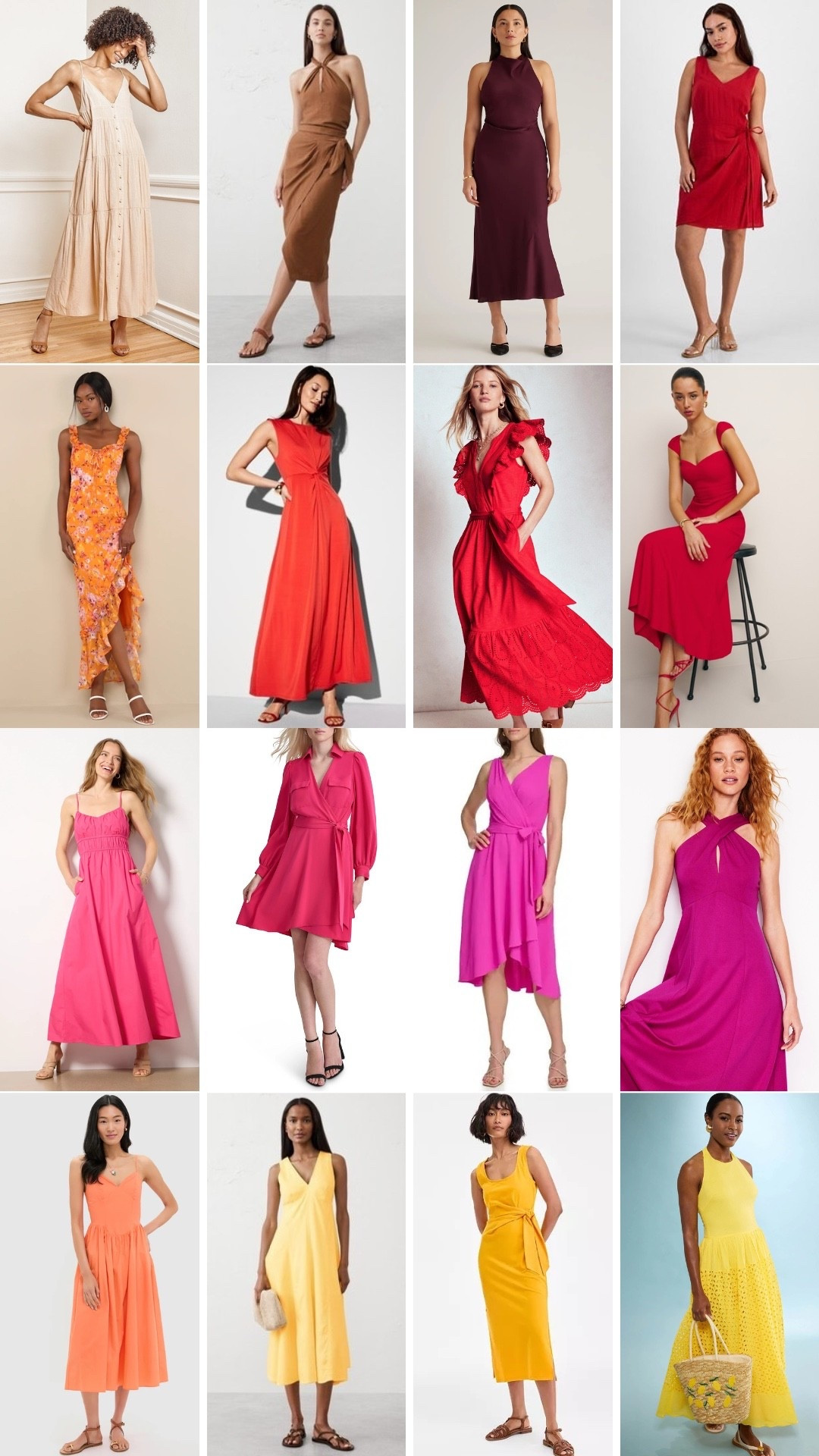 Colorful Dresses for Family Photos
