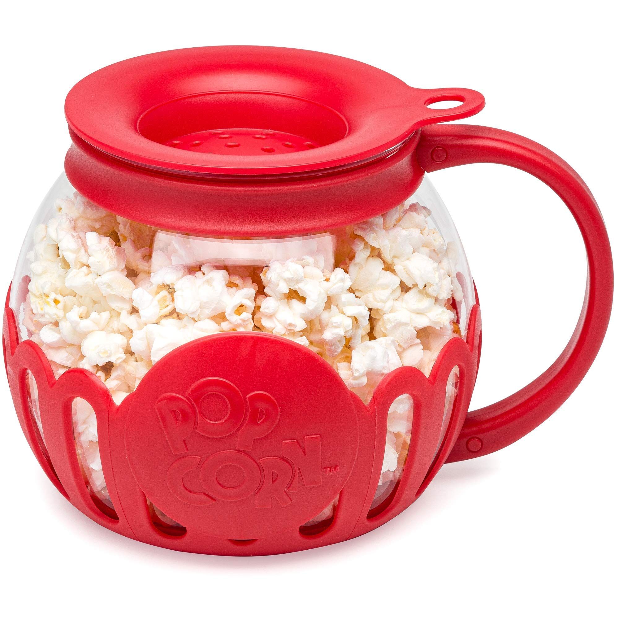Ecolution Original Microwave Micro-Pop Popcorn Popper, Borosilicate Glass, 3-in-1 Lid, Dishwasher Sa | Amazon (US)