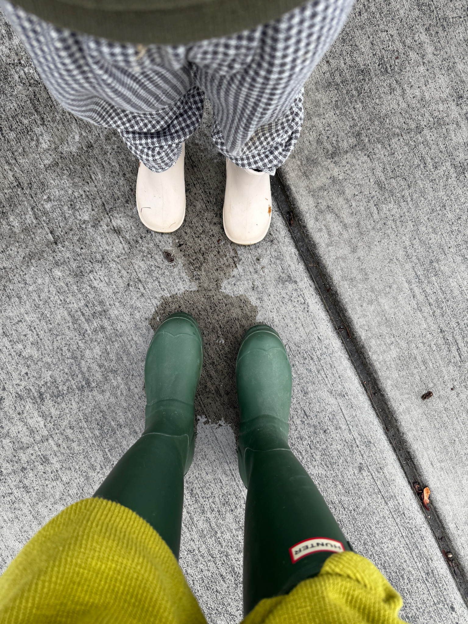 Rain boots 🤍🌧️