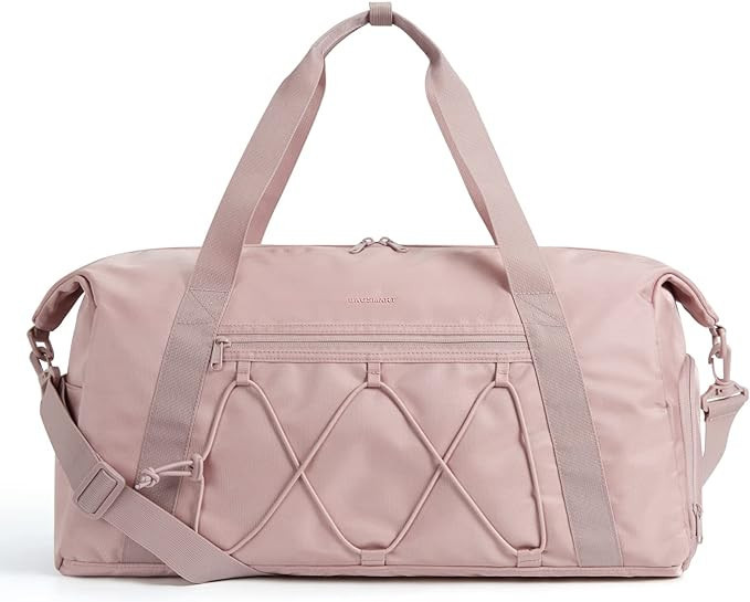 BAGSMART Gym Bag for Women, Weekender Travel Bag With Shoe Compartment & Wet Pocket, Carry On Spo... | Amazon (US)